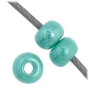 Preciosa Ornela 11/0 Preciosa Seed Beads 11/0 Turquoise Luster Opaque, Preciosa Seed Bead