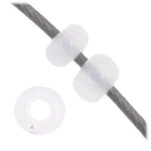 Preciosa Ornela 11/0 Preciosa Seed Beads 11/0 White Opal Opaque Preciosa Seed Bead