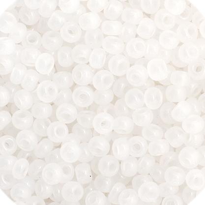 Preciosa Ornela 11/0 Preciosa Seed Beads 11/0 White Opal Opaque  Preciosa Seed Bead