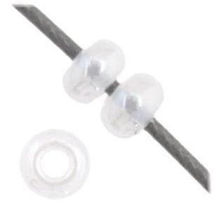 Preciosa Ornela 11/0 Preciosa Seed Beads 11/0 White Opaque Dyed Pearl Preciosa Seed Bead