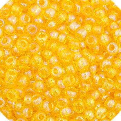Preciosa Ornela 11/0 Preciosa Seed Beads 11/0 Yellow AB Transparent Preciosa Seed Bead