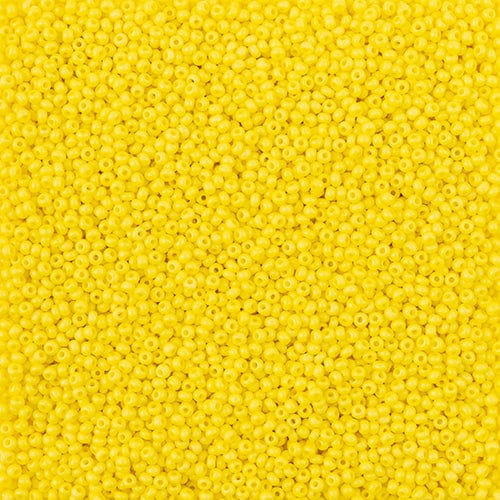 Preciosa Ornela 11/0 Preciosa Seed Beads 11/0 YELLOW MATTE Intensive Terra Preciosa Seed Beads