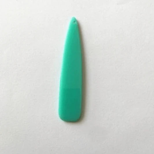 Sundaylace Creations & Bling Resin Gems 12*54mm Pastel Long Teardrops, One hole, Acrylic Resin Gems