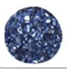 12mm Metallic Blue Druzy Circle, Glue on, Resin Gem, (Sold in Pair)