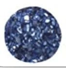 12mm Metallic Blue Druzy Circle, Glue on, Resin Gem, (Sold in Pair)