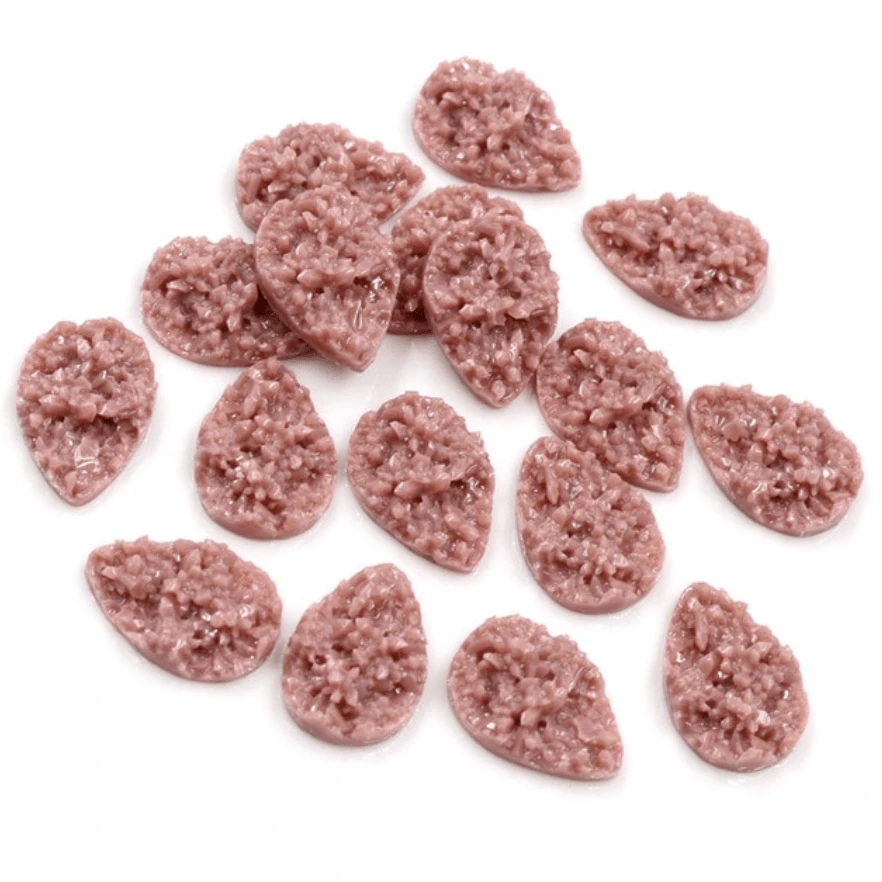 Sundaylace Creations & Bling 13*18mm Druzy Textured Teardrop Gem, Glue on, Resin Gem