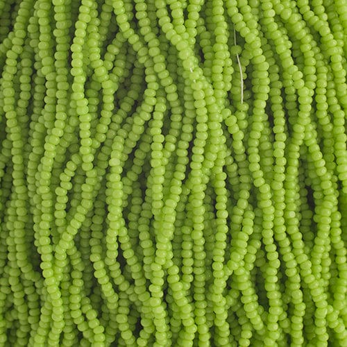 Sundaylace Creations & Bling Charlotte Cut Seedbeads 15/0 Charlotte Cut Czech Seed Bead- Opaque Green (Pale) *10g *NEW*