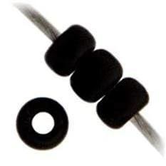 Miyuki 15/0 Seed Beads Miyuki Seed Bead 15/0 Black Matte