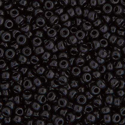 Miyuki 15/0 Seed Beads 22g Miyuki Seed Bead 15/0 Black Opaque