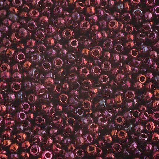 Miyuki 15/0 Seed Beads Miyuki Seed Bead 15/0 Burgundy Gold Luster