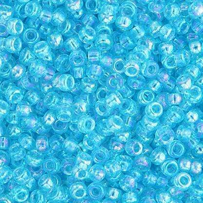 Sundaylace Creations & Bling 15/0 Seed Beads Miyuki Seed Bead 15/0 Dark Aqua Transparent AB (0260v)