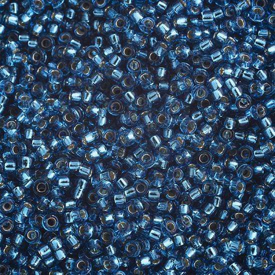 Miyuki 15/0 Seed Beads Miyuki Seed Bead 15/0 Dark Turquoise Silver Lined