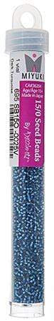 Miyuki 15/0 Seed Beads Miyuki Seed Bead 15/0 Dark Turquoise Silver Lined