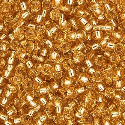 Miyuki 15/0 Seed Beads Miyuki Seed Bead 15/0 Gold Silver Lined
