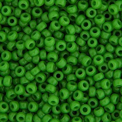Miyuki 15/0 Seed Beads Miyuki Seed Bead 15/0 Green Pea Opaque