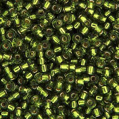 Sundaylace Creations & Bling Miyuki Seed Bead 11/0 Miyuki Seed Bead 15/0 Olive Silver Lined