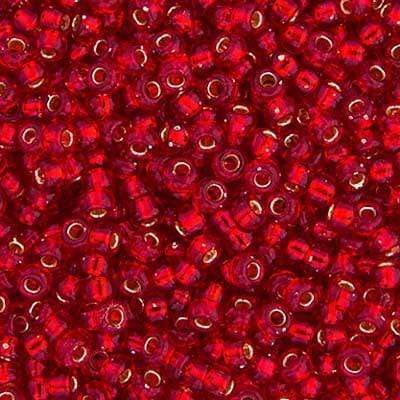 Miyuki 15/0 Seed Beads Miyuki Seed Bead 15/0 Ruby Silver Lined