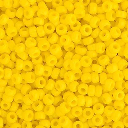 Miyuki 15/0 Seed Beads 22g Miyuki Seed Bead 15/0 Yellow Opaque