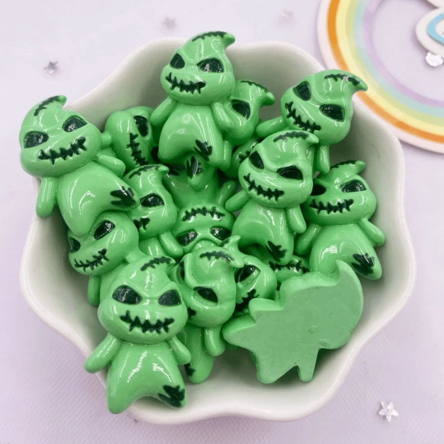 17*25mm "Oogie Boogie" Character Odd Shape, Glue on, Resin Gems (Sold in pair) Resin Gems