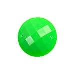 Sundaylace Creations & Bling Resin Gems 18mm Lime Stone Round, Sew on Gem, Resin Gem