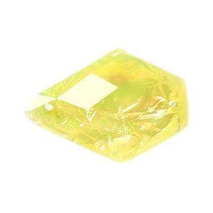 20*28mm, Opal Yellow, Opal Mixed Colours, Odd Shape Drop Gem, Dichroic Style, Sew on, Resin Gem, (Sold in Pair)