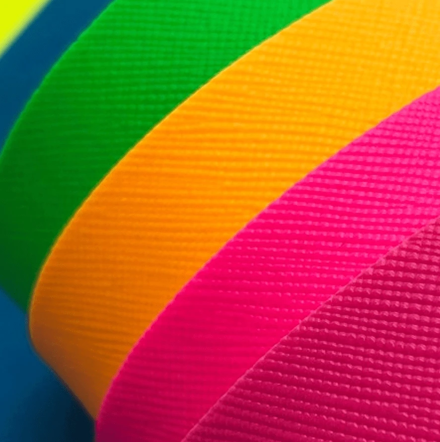 Leatherette Basics 20*30cm Highlighter Neon Leather Texture Finish, Long Leatherette Sheet