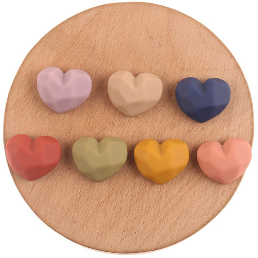 Sundaylace Creations & Bling Resin Gems 22mm Matte Tumbled Heart Shaped Gem, Glue on, Resin Gem