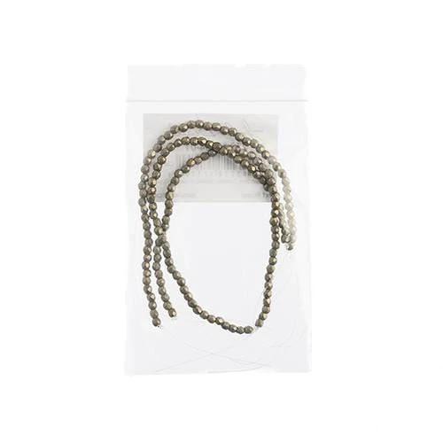 Sundaylace Creations & Bling Fire Polished Beads 2mm Czech Fire Polish 2mm Saturated Metallic Emperador (~150pcs/3 strings)