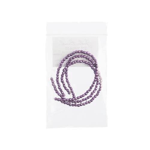 Sundaylace Creations & Bling Fire Polished Beads 2mm Czech Fire Polish 2mm Saturated Metallic Spring Crocus, (~150pcs/3 strings)