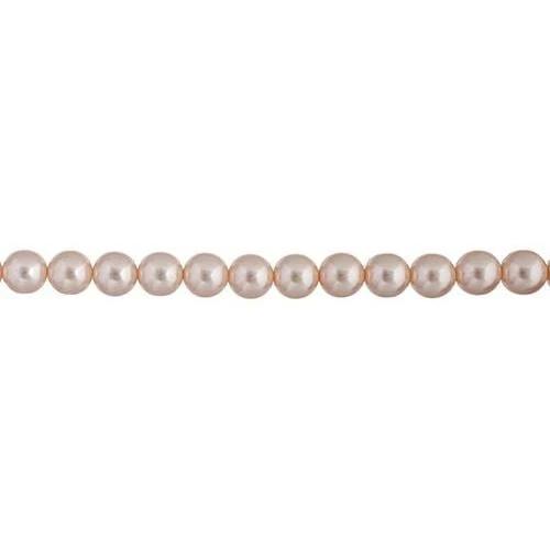 Sundaylace Creations & Bling Pearl Beads 2mm Light Creamrose - Czech Glass Pearls 8in Strand (89pcs)