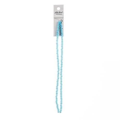 Sundaylace Creations & Bling Rondelle Beads 3*4mm Crystal Lane Rondelle, Opaque Blue