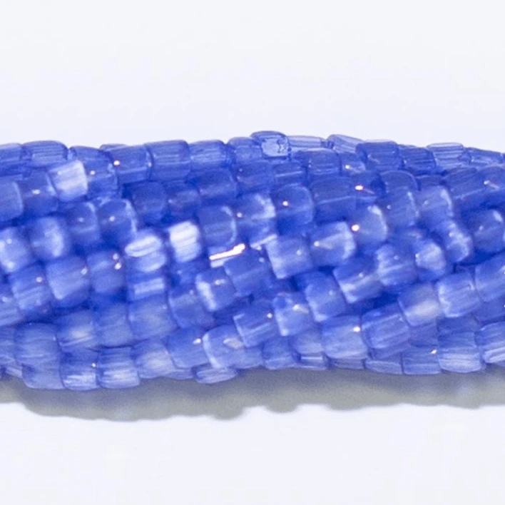 3 Cut 9/0 Beads Blue Satin Preciosa *Limited time Hank *RARE* 3-cut Beads