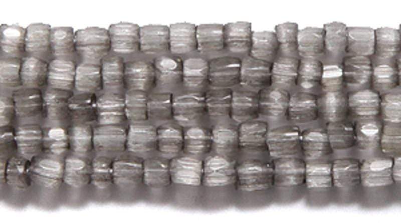 Preciosa Ornela 3-cut Beads 3 Cut 9/0 Beads Graphite *Grey Satin Solgel *Limited time Hank
