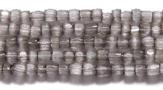 Preciosa Ornela 3-cut Beads 3 Cut 9/0 Beads Graphite *Grey Satin Solgel *Limited time Hank