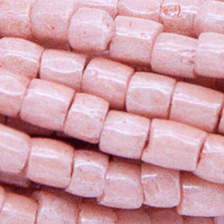 Preciosa Ornela 3-cut Beads 3 Cut 9/0 Beads, Light Rose Luster Opaque *Limited time Hank* 9SC392-A3