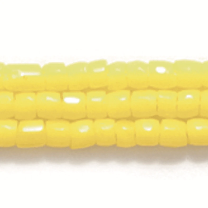 Preciosa 3-cut Beads 3 Cut 9/0 Beads Opaque DARK Yellow, *Limited time Hank