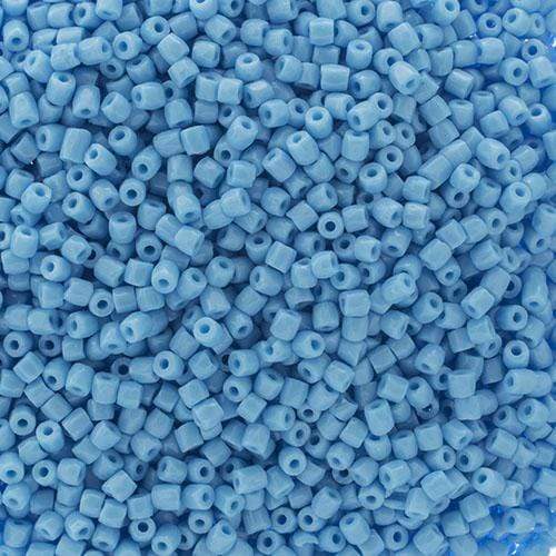Preciosa 3-cut Beads 3 Cut 9/0 Beads Opaque Light Blue Loose