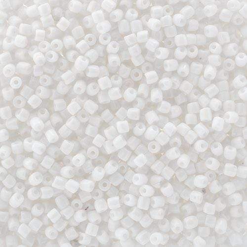 Sundaylace Creations & Bling 3-cut Beads 3 Cut 9/0 Beads 9/0 Opaque White, Loose or Hank