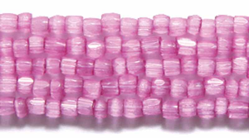 Preciosa Ornela 3-cut Beads 3 Cut 9/0 Beads Pink Taffy Satin Solgel *Hank