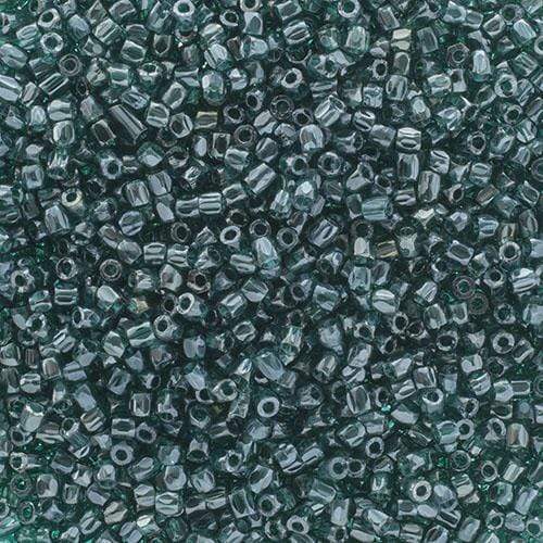 Preciosa Ornela 3-cut Beads 3 Cut 9/0 Beads Transparent Blue Zircon Luster Loose