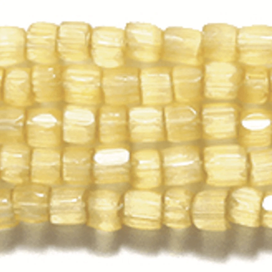 Preciosa Ornela 3-cut Beads 3 Cut 9/0 Beads Yellow Satin Solgel *Limited time Hank