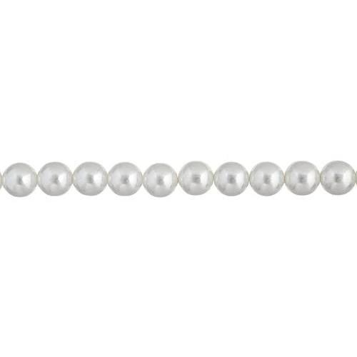 Sundaylace Creations & Bling Pearl Beads 3mm White - Czech Glass Pearls 8in Strand (60pcs)