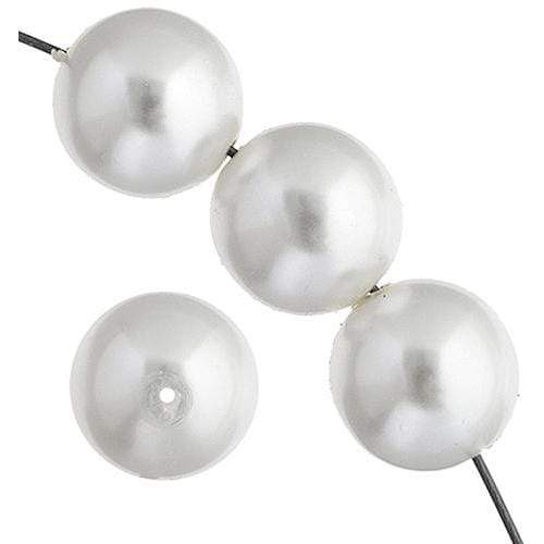 Sundaylace Creations & Bling Pearl Beads 3mm White - Czech Glass Pearls 8in Strand (60pcs)