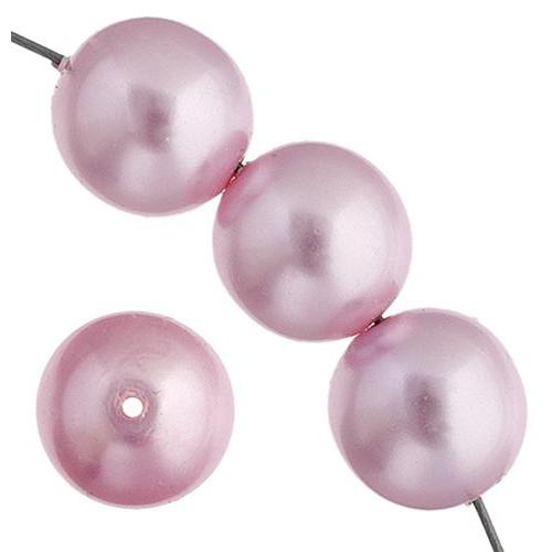 Sundaylace Creations & Bling Pearl Beads 4mm Baby Pink Czech Glass Pearls 8in Strand (45pcs)
