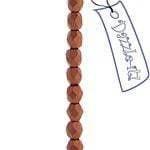 Sundaylace Creations & Bling Fire Polished Beads 4mm Bronze Metallic, Fire Polished Beads 45 pcs/string