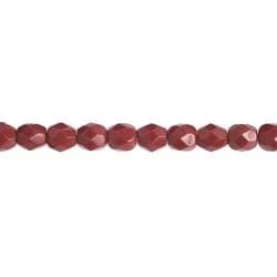 Sundaylace Creations & Bling Fire Polished Beads 27004528 Dark Red Opaque 4mm Dark Red Opaque, Fire Polished Beads *100pcs