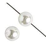 Sundaylace Creations & Bling Pearl Beads 4mm GLASS PEARL Round - White, 45pcs, 8" strung