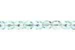 Sundaylace Creations & Bling Fire Polished Beads 4mm Light Capri Blue Transparent, Czech Fire Polished