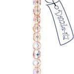 Sundaylace Creations & Bling Fire Polished Beads 4mm Rosaline AB, Czech Fire Polished Beads *100pcs