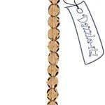 John Beads Fire Polished Beads 4mm Smoke Topaz *Brown* Czech Fire Polish